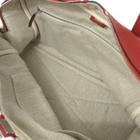 Hermès Victoria Bag aus Leder in Rot