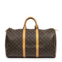 Louis Vuitton Keepall 50 Canvas in Bruin