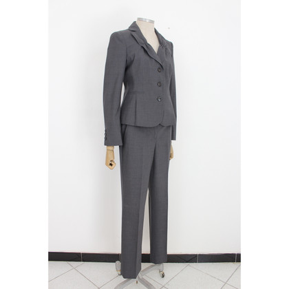 Moschino Suit Wol in Grijs