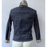 Burberry Jacket/Coat Jeans fabric in Blue