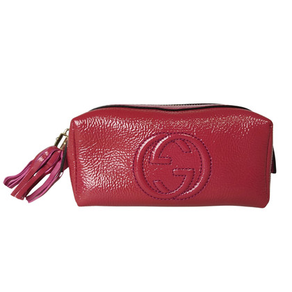Gucci Clutch Bag Patent leather in Pink