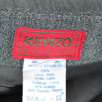 Kenzo Anzug aus Wolle in Grau