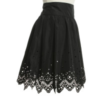 Hoss Intropia skirt with cut-outs in black