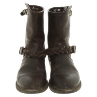 Golden Goose Boots Leather in Brown