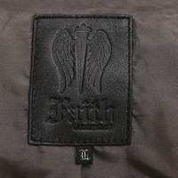 Faith Connexion Leather Jacket in Gray
