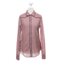 Maison Scotch Patterned blouse with bow
