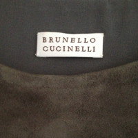Brunello Cucinelli Wildlederkleid 