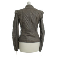 Drykorn Leather jacket in grey 
