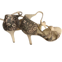 Michael Kors Sandalen Leer in Beige