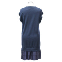 Louis Vuitton Kleid aus Wolle in Blau
