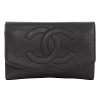 Chanel Portemonnaie aus Kaviarleder