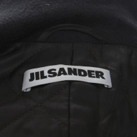 Jil Sander cappotto di cachemire in nero