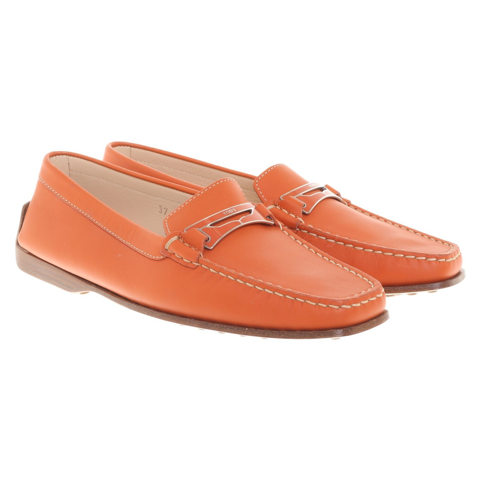 Tod's Mocassins en orange