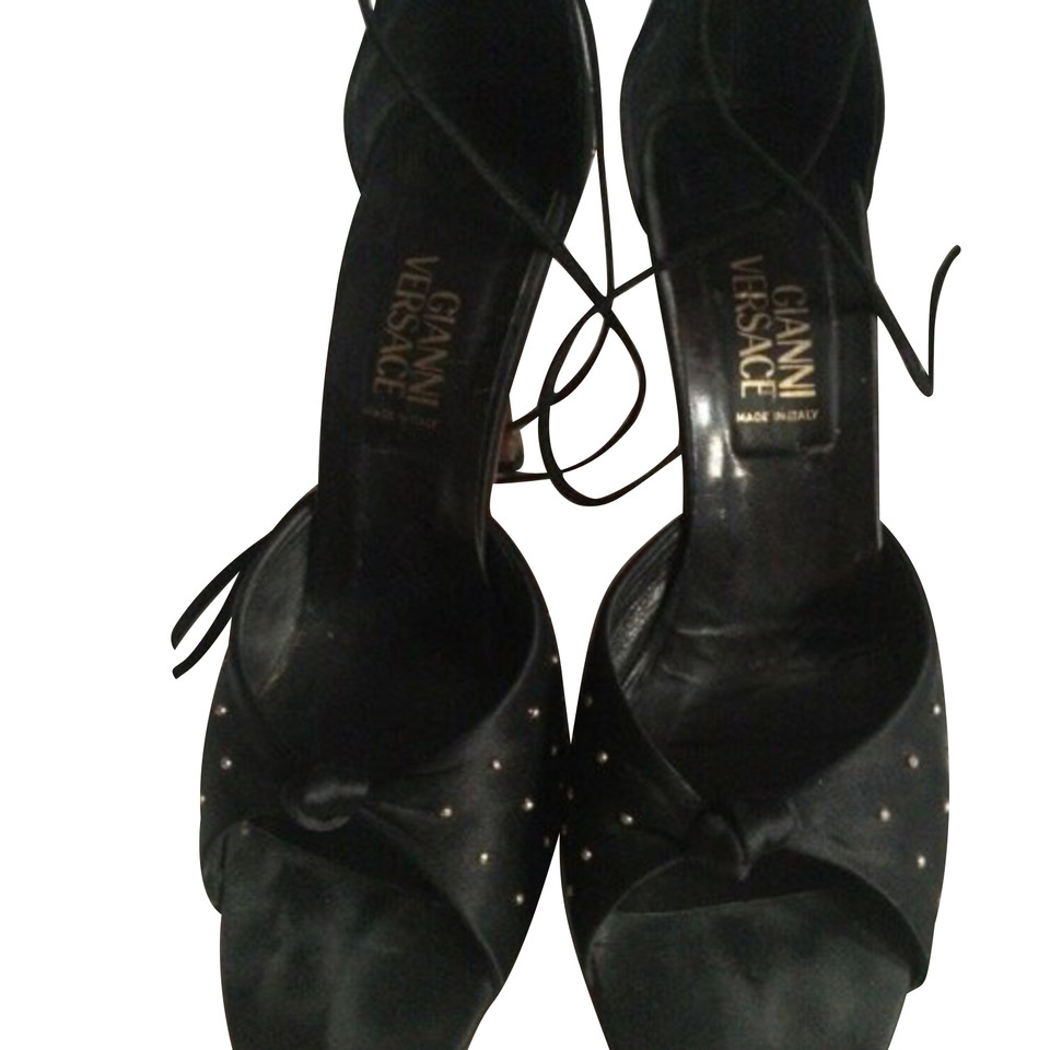 Gianni Versace Chaussures compensées en Noir