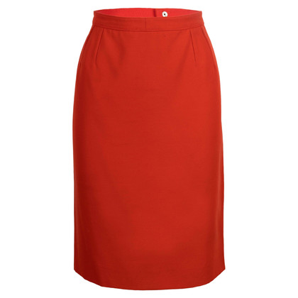 Valentino Garavani Skirt Viscose in Red