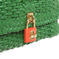 Dolce & Gabbana Borsa a tracolla in Pelle in Verde