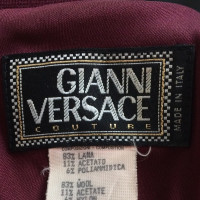 Gianni Versace Abito in maglia a prugna