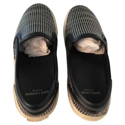 Saint Laurent Leather Slippers