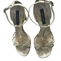 Roberto Cavalli Sandalen Leer in Goud