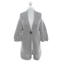 Iris Von Arnim Cashmere cardigan in grigio-beige