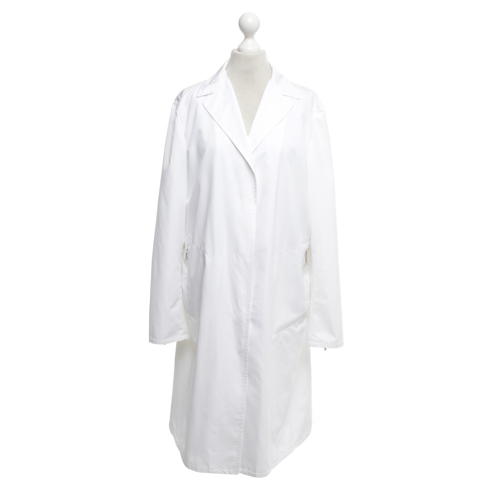 Jil Sander Raincoat in white