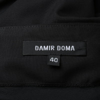 Damir Doma Rock aus Wolle in Schwarz