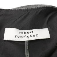 Robert Rodriguez Kleid in Grau-Schwarz