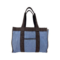 Fendi Borsa a tracolla in Pelle in Blu