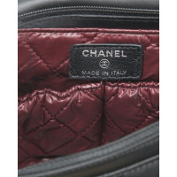 Chanel Clutch Leer in Zwart