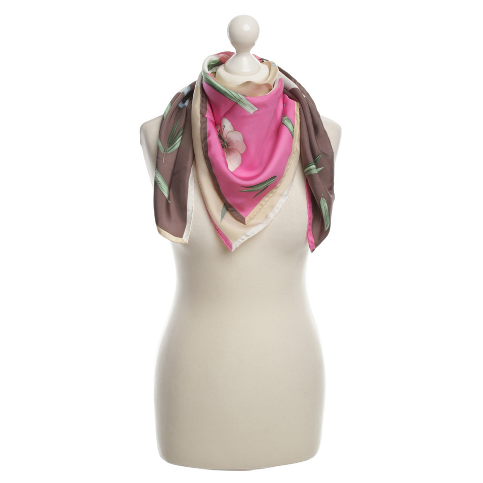 Patek Philippe Silk scarf with flower motif
