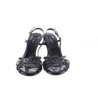 Marina Rinaldi Sandals Patent leather in Black