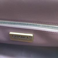 Chanel Schoudertas Leer in Bruin