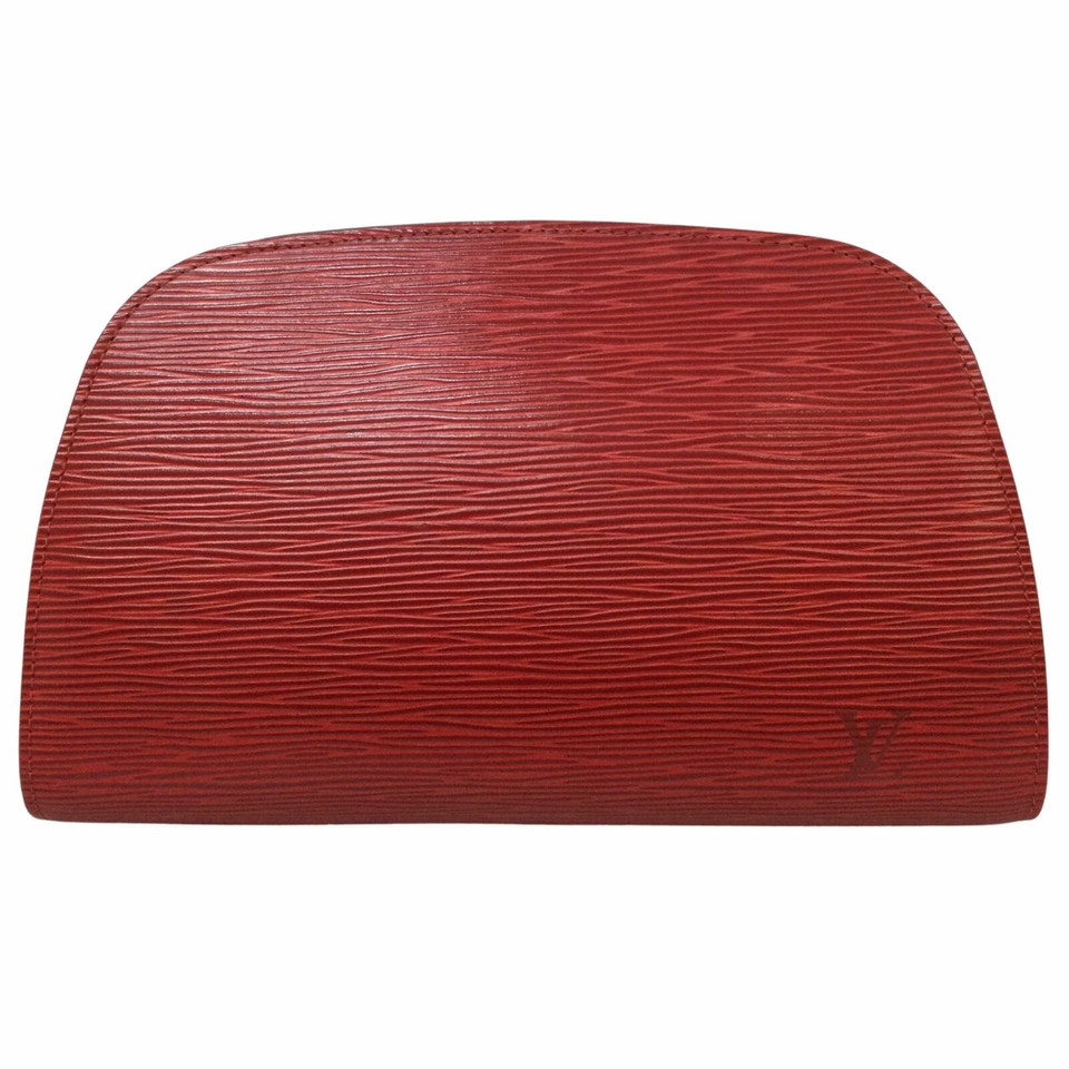 Louis Vuitton Pochette Cosmétique aus Leder in Rot