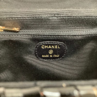 Chanel Schoudertas Lakleer in Zwart