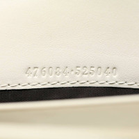 Gucci Täschchen/Portemonnaie aus Leder in Creme