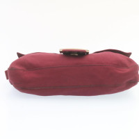 Fendi Baguette Bag en Coton en Rouge