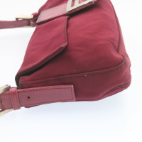 Fendi Baguette Bag en Coton en Rouge
