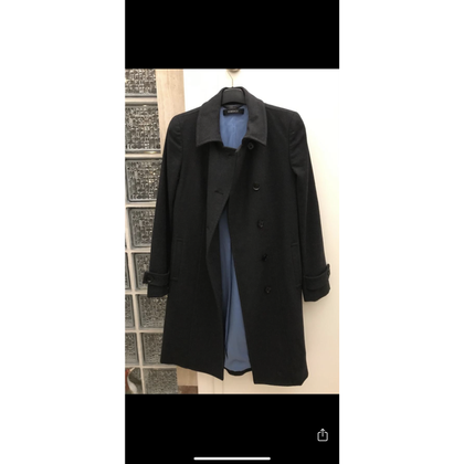 Versace Jacke/Mantel in Grau