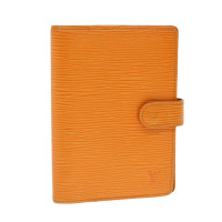 Louis Vuitton Agenda Fonctionnel PM 10cm en Cuir en Orange