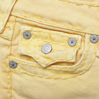 True Religion Jeans aus Baumwolle in Gelb