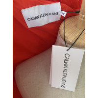 Calvin Klein Jeans Giacca/Cappotto in Rosso