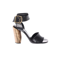 Jil Sander Sandals Leather in Black