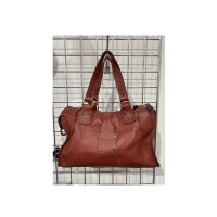 Mulberry Handbag Leather in Red