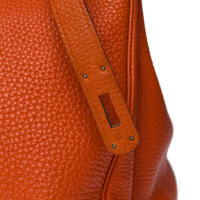 Hermès Birkin Bag 35 Leer in Oranje