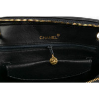 Chanel Handtas Leer in Blauw