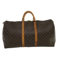 Louis Vuitton Keepall 55 en Toile en Marron