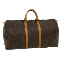 Louis Vuitton Keepall 55 en Toile en Marron