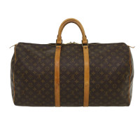 Louis Vuitton Keepall 55 en Toile en Marron