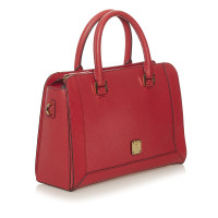 Mcm Shoulder bag Leather in Red