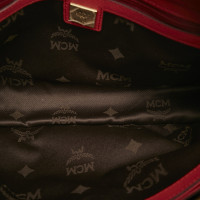 Mcm Shoulder bag Leather in Red